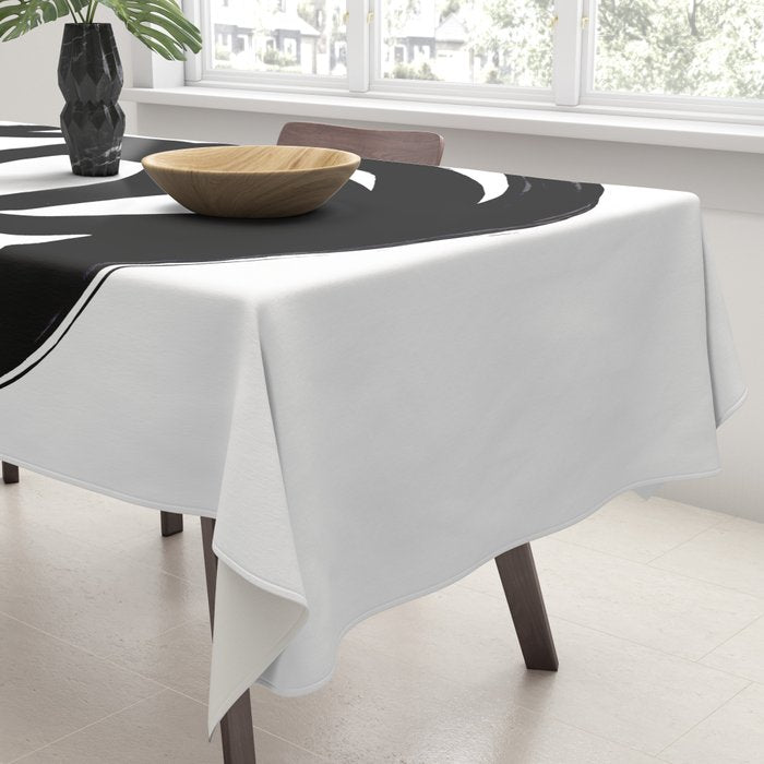 Ink Eye White Background Tablecloth Gallery Image 3