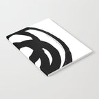 Ink Eye White Background Notebook Gallery Image 2
