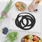 Ink Eye White Background Cutting Board Gallery Image 2