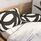 Ink Eye White Background Pillow Sham Gallery Image 2