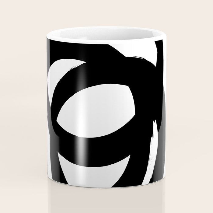 Ink Eye White Background Coffee Mug Gallery Image 4