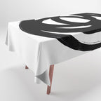 Ink Eye White Background Tablecloth Gallery Image 1