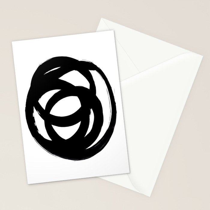 Ink Eye White Background Stationery Card Gallery Image 2