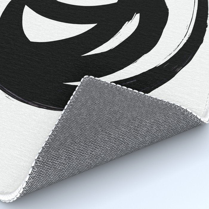 Ink Eye White Background Rug Gallery Image 4