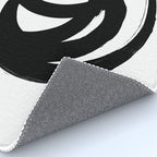 Ink Eye White Background Rug Gallery Image 4
