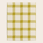 Antique Moss Check Grid Poster Gallery Image 4