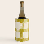 Antique Moss Check Grid Wine Chiller Gallery Image 1