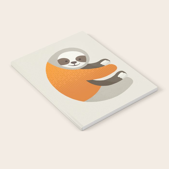 Whimsy Sloth Notebook Gallery Image 1