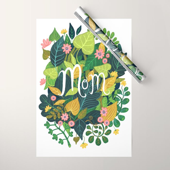 Floral Mom Wrapping Paper Gallery Image 1