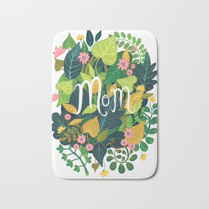 Floral Mom Bath Mat Gallery Image 1