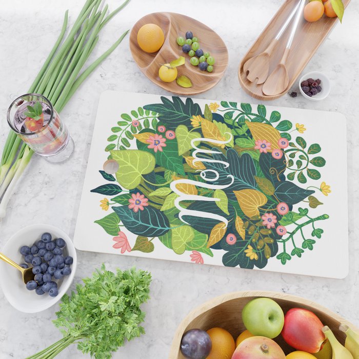 Floral Mom Cutting Board Gallery Image 2