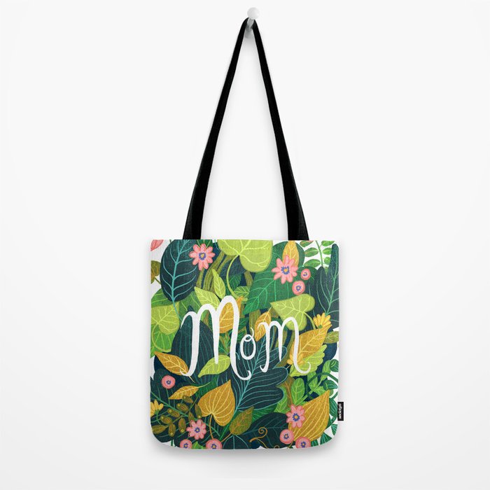 Floral Mom Tote Bag Gallery Image 2