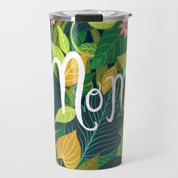 Floral Mom Travel Mug Gallery Image 1