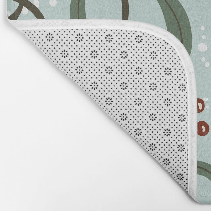 Christmas Robins Bath Mat Gallery Image 2