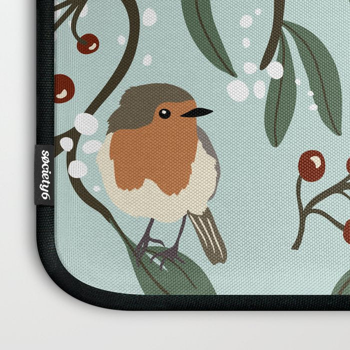 Christmas Robins Laptop Sleeve Gallery Image 3