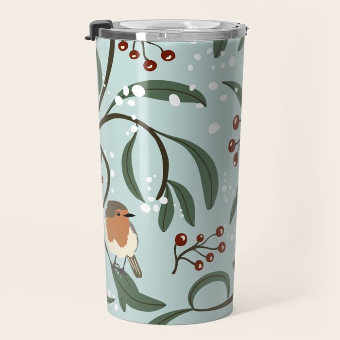Christmas Robins Travel Mug Gallery Image 3