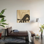 Abstract Art Figure 3 Wood Wall Art Gallery Image 2