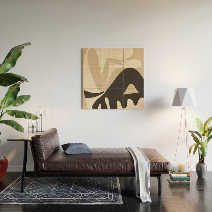 Abstract Art Figure 3 Wood Wall Art Gallery Image 2