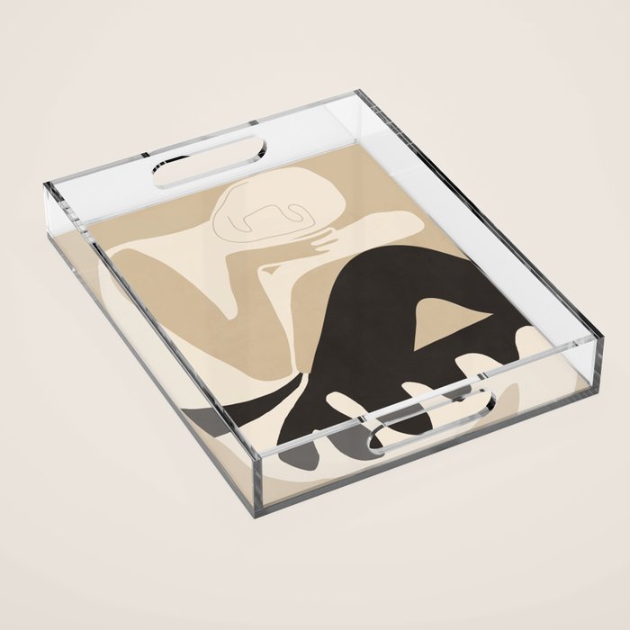 Abstract Art Figure 3 Acrylic Tray Gallery Image 1