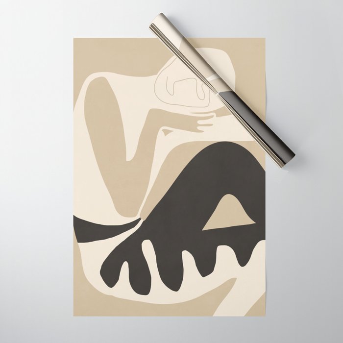 Abstract Art Figure 3 Wrapping Paper Gallery Image 1