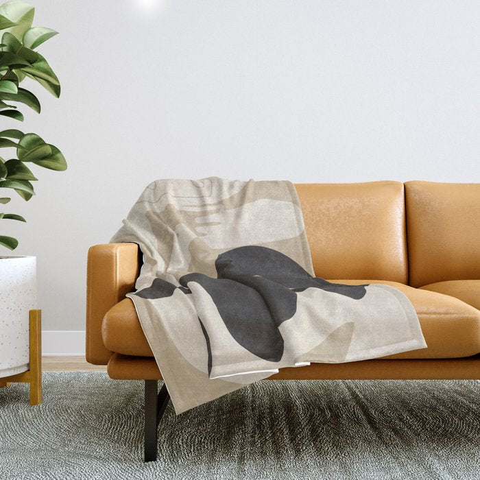 Abstract Art Figure 3 Throw Blanket Gallery Image 1