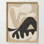 Abstract Art Figure 3 Serving Tray Gallery Image 1