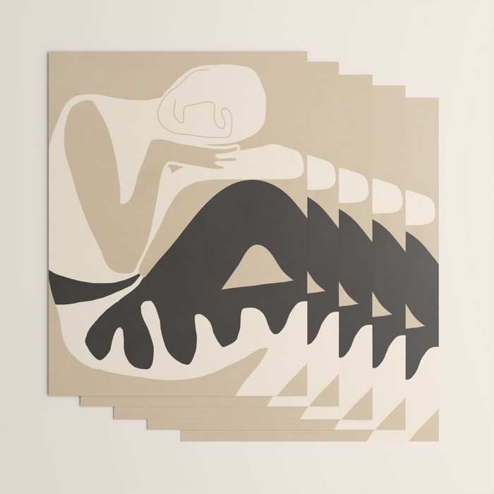 Abstract Art Figure 3 Wrapping Paper Gallery Image 3