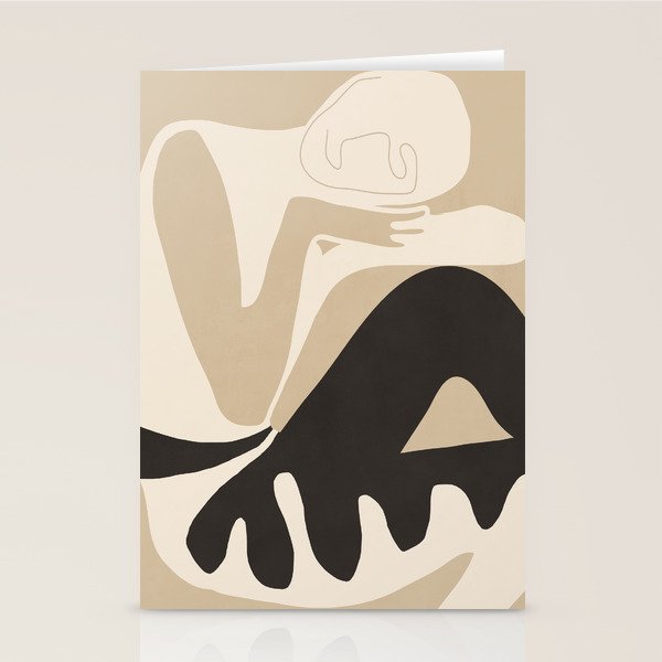 Abstract Art Figure 3 Stationery Card Gallery Image 1