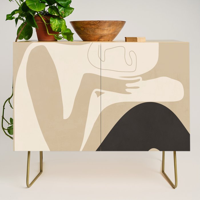 Abstract Art Figure 3 Credenza Gallery Image 1