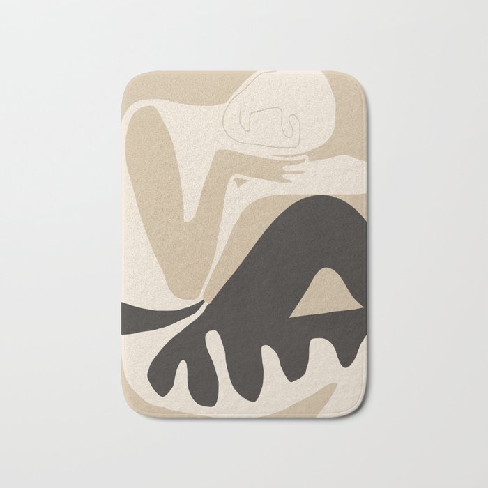 Abstract Art Figure 3 Bath Mat Gallery Image 1