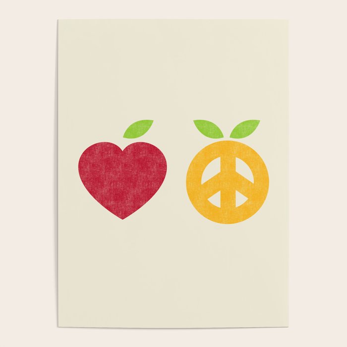Apple and Orange - Love and Peace Poster Gallery Image 4