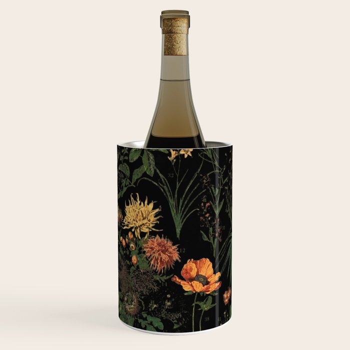 Exotic Midnight Floral Garden Wine Chiller Gallery Image 2