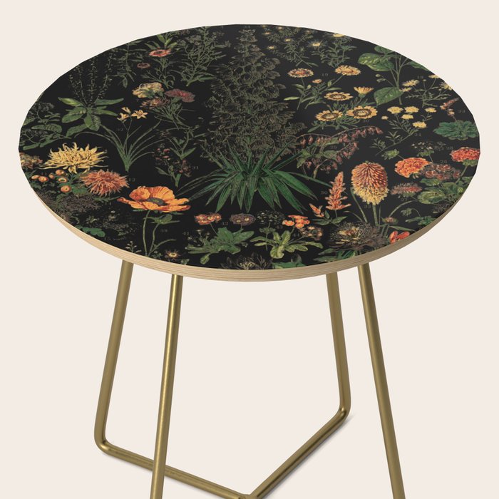 Exotic Midnight Floral Garden Side Table Gallery Image 2