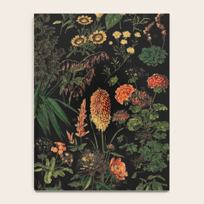 Exotic Midnight Floral Garden Notebook Gallery Image 4