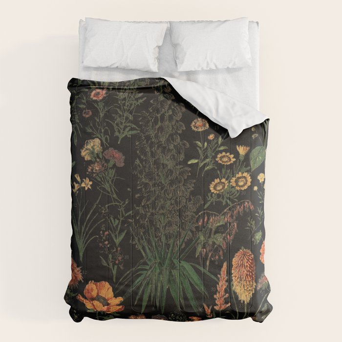 Exotic Midnight Floral Garden Comforter Gallery Image 6
