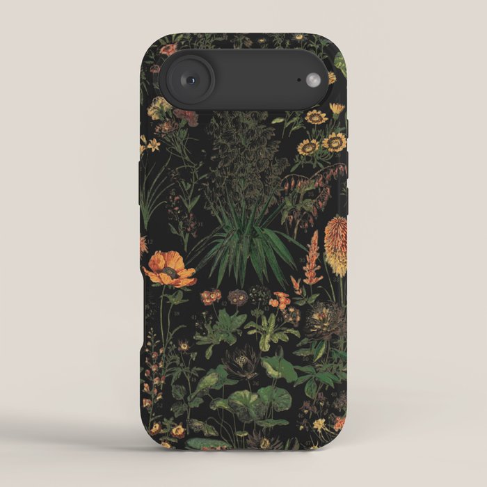 Exotic Midnight Floral Garden iPhone Case Gallery Image 2