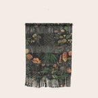 Exotic Midnight Floral Garden Wall Hanging Gallery Image 1