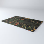 Exotic Midnight Floral Garden Rug Gallery Image 3
