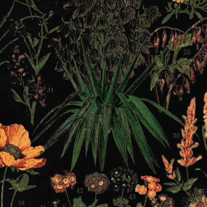Exotic Midnight Floral Garden Coffee Mug Gallery Image 2
