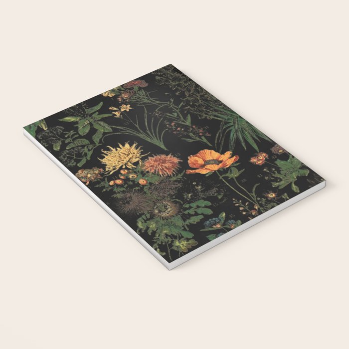 Exotic Midnight Floral Garden Notebook Gallery Image 3