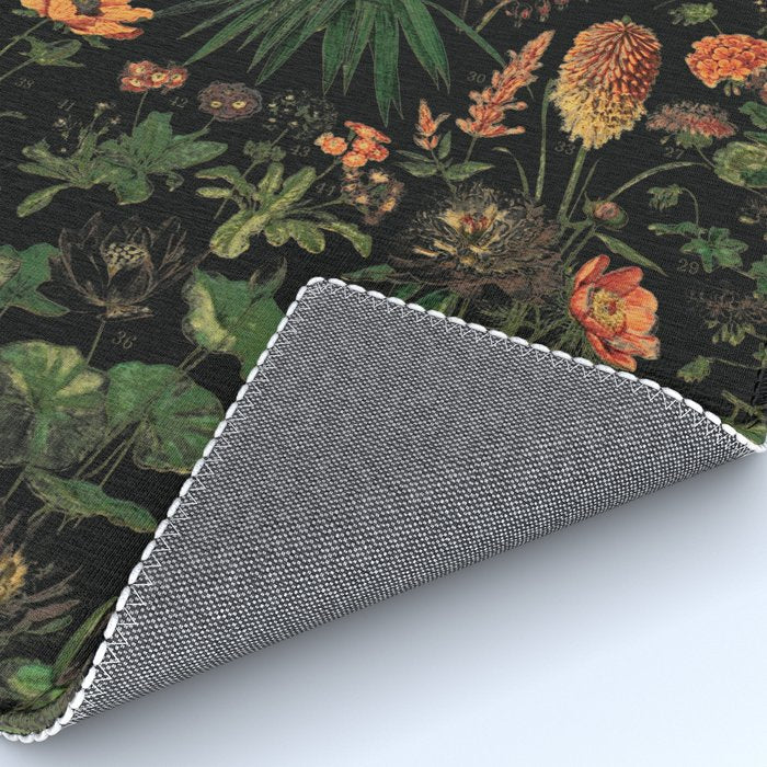 Exotic Midnight Floral Garden Rug Gallery Image 4