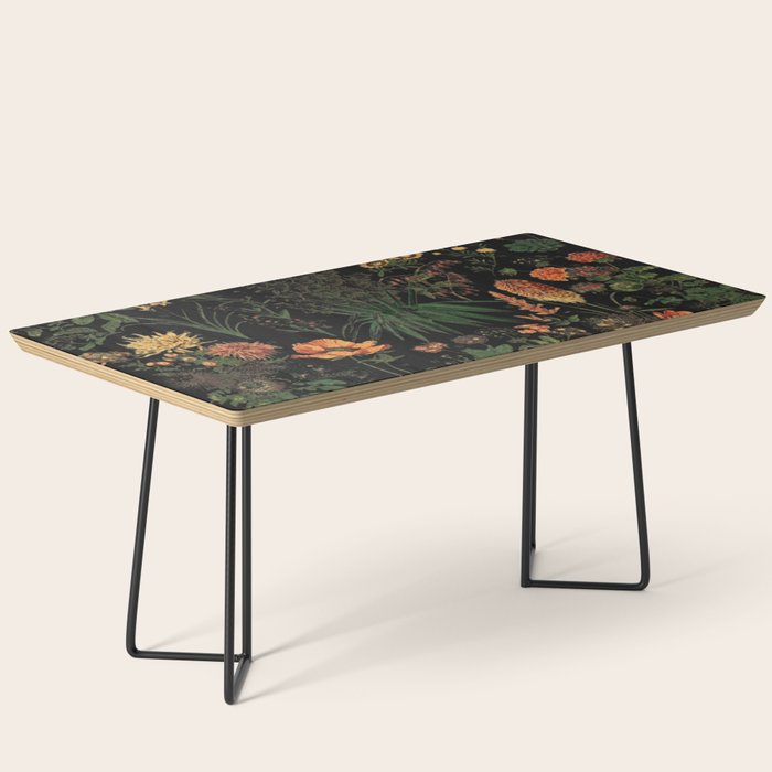 Exotic Midnight Floral Garden Coffee Table Gallery Image 1