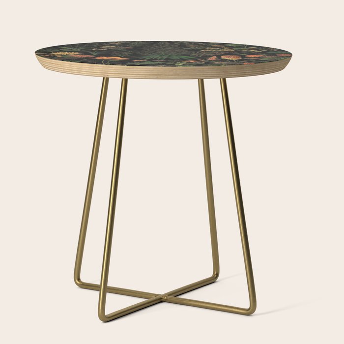 Exotic Midnight Floral Garden Side Table Gallery Image 1