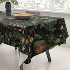 Exotic Midnight Floral Garden Tablecloth Gallery Image 3