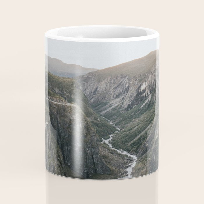 Voringsfossen Waterfall - Landscape and Nature Photography Coffee Mug Gallery Image 4