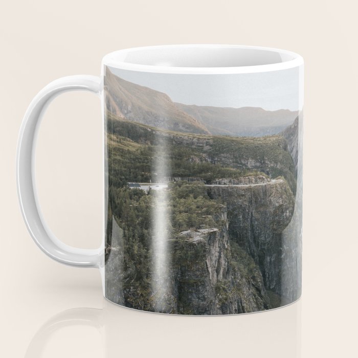 Voringsfossen Waterfall - Landscape and Nature Photography Coffee Mug Gallery Image 3