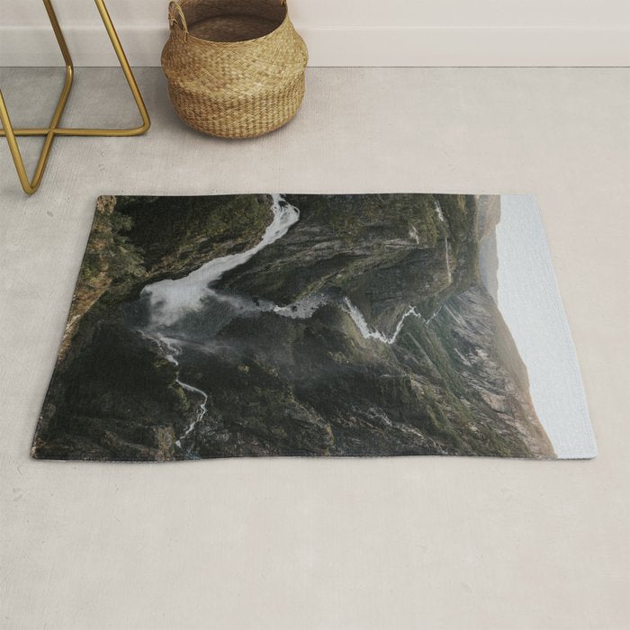 Voringsfossen Waterfall - Landscape and Nature Photography Rug Gallery Image 1
