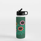 Colorful Abstract Sunflowers Water Bottle Gallery Image 1