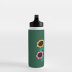 Colorful Abstract Sunflowers Water Bottle Gallery Image 3