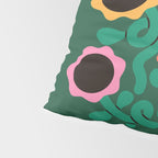 Colorful Abstract Sunflowers Pillow Sham Gallery Image 4